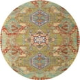thumbnail image 1 of Ahgly Company Machine Washable Indoor Round Traditional Red Fox Red Area Rugs, 4' Round, 1 of 7