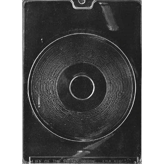Grandmama's Goodies M001 Plain LP Vinyl Record Chocolate Candy Soap Mold with Exclusive Molding Instructions
