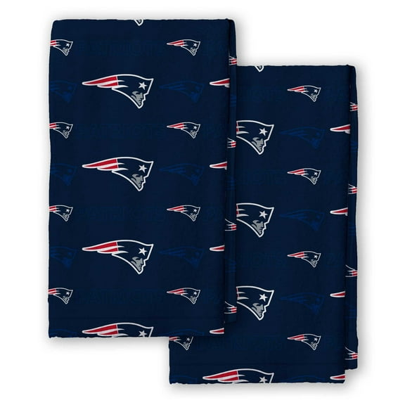 Pegasus New England Patriots 2-Pack Repeat Logo Dish Towel Set