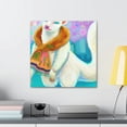 thumbnail image 4 of Ermine in Autumn Scene - Canvas, 4 of 10