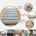 thumbnail image 4 of Studyset Japanese Futon Mattress Twin Size Sleeping Mattress for Kids,Roll Up Tatami Mat,Roll Up Camping Mattress, 4 of 5