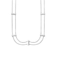 thumbnail image 1 of Sterling Silver Double Chain Chocker Necklace, 16", 1 of 1