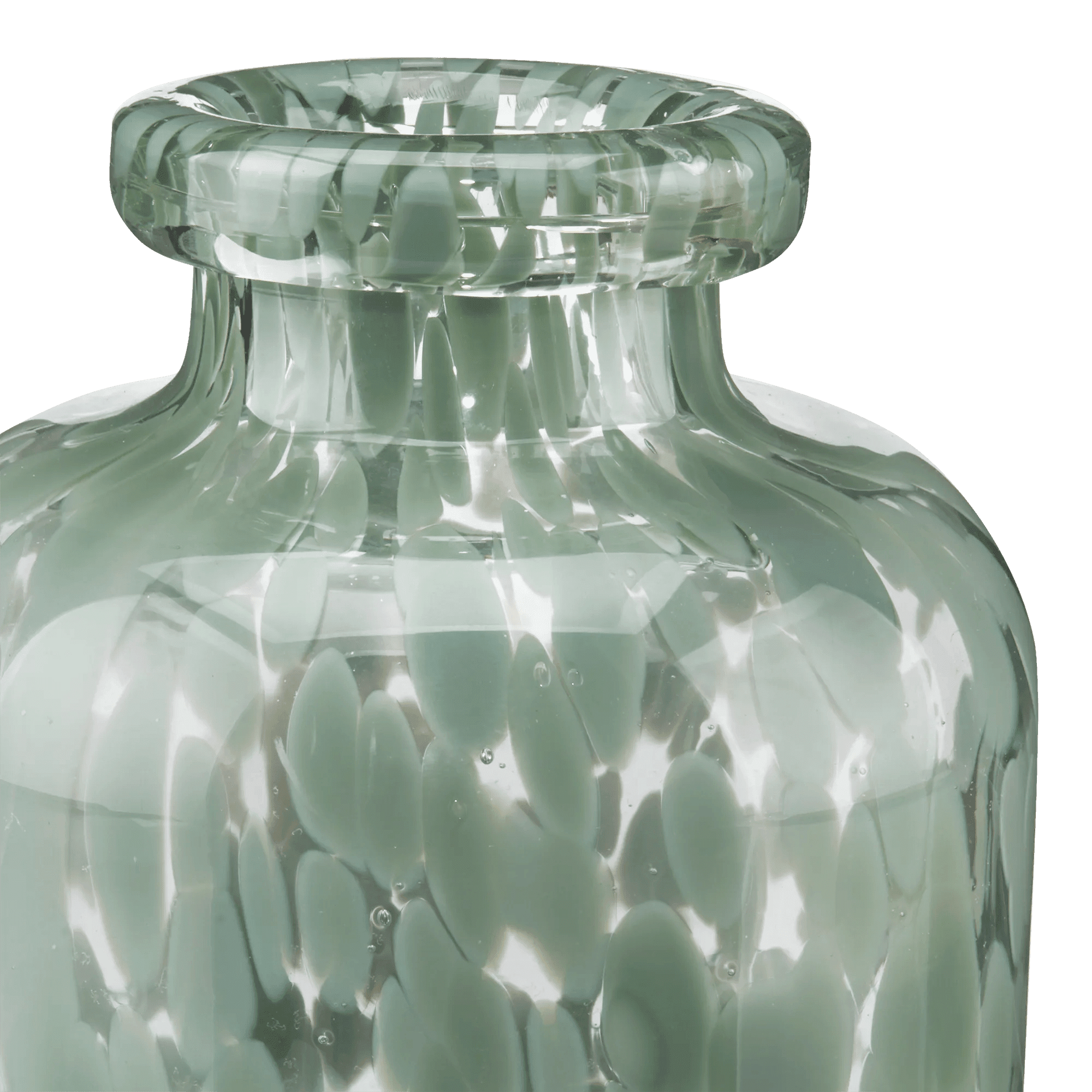 Bouclair Glass Tortoiseshell Table Vase