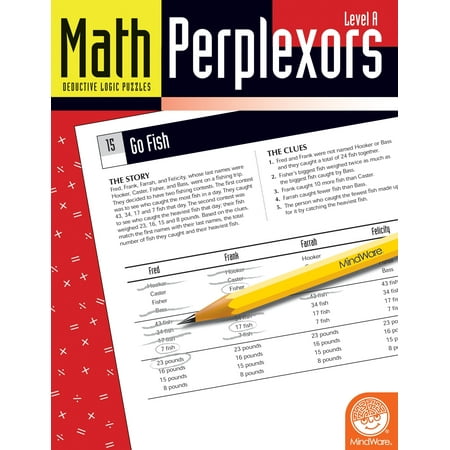 MindWare Math Perplexors: Level A 50 Problems Which Increase In Complexity As You Work, Ages 8 and Up