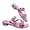 Purple, variant on Womens Rhinestone Sandals Open Toe Breathable Light Weight Flat Slip-On Sandals Women for Summer Cusual Vacation