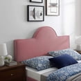 thumbnail image 1 of Pemberly Row King/California King Performance Velvet Headboard in Dusty Rose, 1 of 8