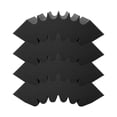 thumbnail image 5 of VEVOR Acoustic Foam Panels,4 Pack 16.5 x 6.3 x 12 inches,Adhesive High Density Soundproof Wall Panels,Sound Dampening Absorbing Panel for Studio Wall and Ceiling,Black, 5 of 8