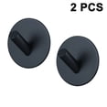 thumbnail image 1 of 2 ganchos autoadhesivos para toallas, ganchos de pared, ganchos antideslizantes de acero inoxidable resistente al agua para colgar batas de cocina, toallas de baño, palos para el hogar en la pared Adepaton 2035009-6, 1 of 9