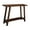 Walnut, variant on Volsa Rustic Modern 2-Tier Solid Wood Console Table in Reclaimed Gray