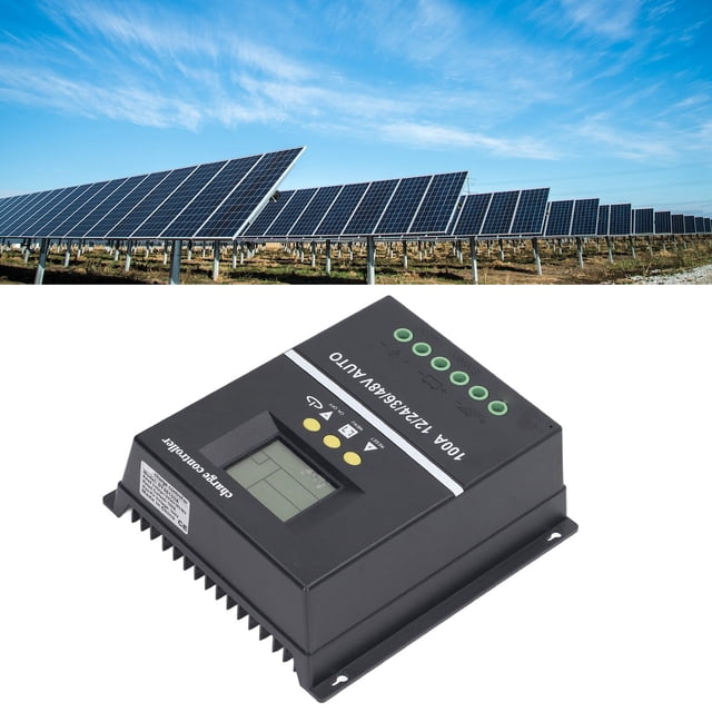 Controlador De Carga Solar, Puerto USB Dual De 5 V, 7 Modos, 12 V, 24 V, 36 V, 48 V, Controlador De Panel Solar Adaptable, Fácil De Instalar Para De Iluminación