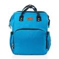 thumbnail image 1 of Mochila Pañalera ISADEN para bebé con cambiador cuna color Azul, 1 of 7