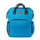 thumbnail image 1 of Mochila Pañalera ISADEN para bebé con cambiador cuna color Azul, 1 of 7