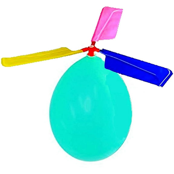 QiShi Kids Toy Balloon Helicopter (12 Pack) Children's Day Gift Party Favor Easter Basket, Stocking Stuffer or Birthday! Outdoor Sport Toy for 7  Year Old