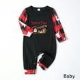 thumbnail image 5 of Matching Pajamas For The Whole Family With Santa Hot Cocoa, Black And Red Plaid, 2 Pieces, 5 of 7