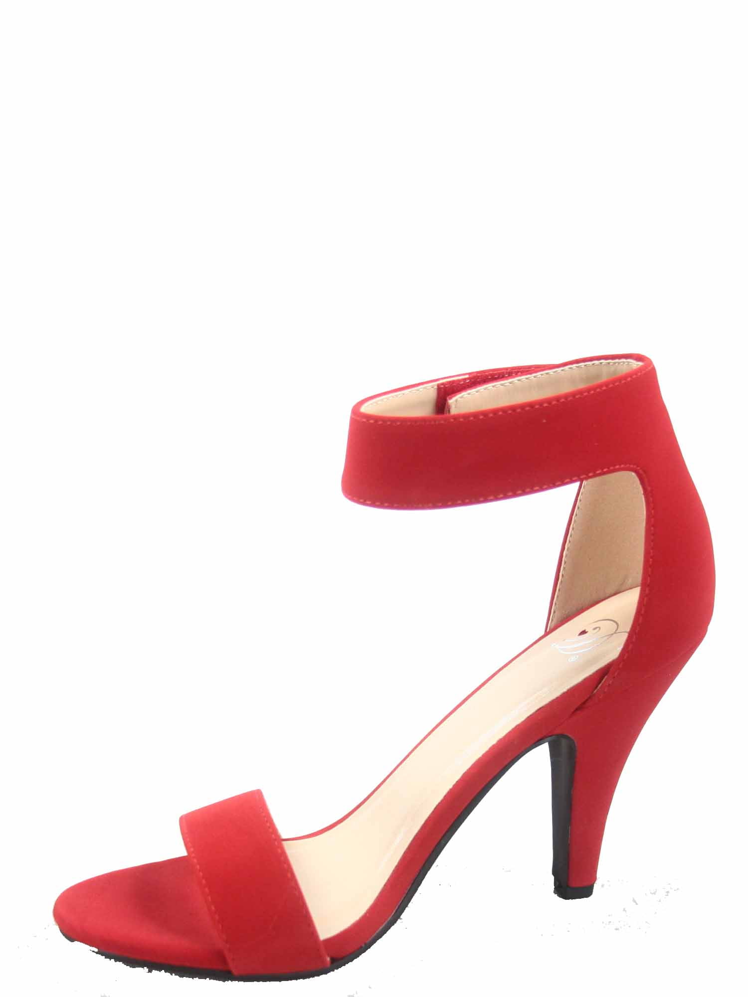 Hot Women Open Toe High Heel Dress Sandal Fastener Ankle Strap Wedding Rosela