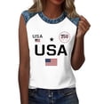 thumbnail image 5 of Trgacdwlo 1776-2026 250 Anniversary USA Shirt Flag Print Independence Day Women’s Tank Top Freedom Women's 4th of July Shirts, 5 of 6