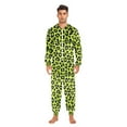 thumbnail image 6 of joogoo Green Leopard Unisex Adults Onesies Pajamas Jumpsuits L, 6 of 7