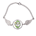 thumbnail image 1 of Flower Bow gato cabeza proteger animal mascota amante Pulsera pulsera pulsera alas de ángel pulsera, 1 of 3