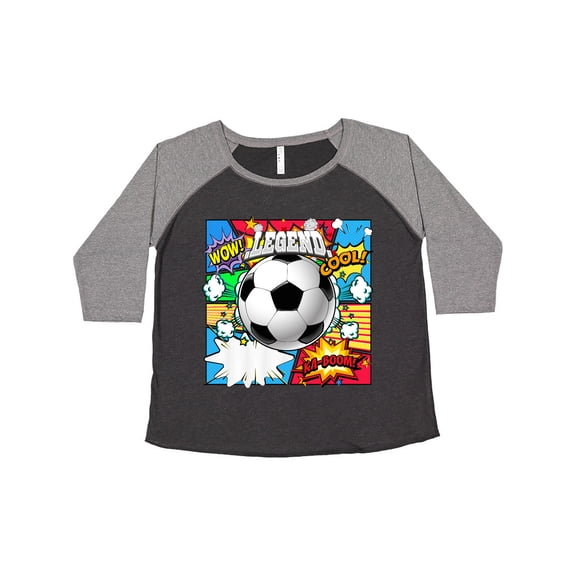 Inktastic Soccer Superhero Women's Plus Size T-Shirt