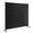 Black, variant on Costway 6FT Single Panel Room Divider with Wheels Rolling Fabric Partition Privacy Screen Brown