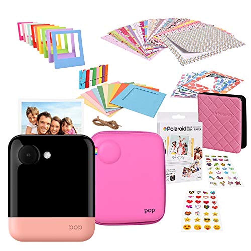 Polaroid POP 2.0 2 in 1 Instant Print Digital Camera (Pink) Ultimate