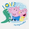 thumbnail image 3 of CafePress - Peppa Pig: Love My Big Brother - Kids Hooded Sweatshirt, Classic Hoodie, 3 of 4