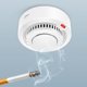 thumbnail image 1 of Detector combinado inalámbrico interconectado de humo y monóxido de carbono, alarma contra incendios y CO a batería, 1 paquete, 1 of 5
