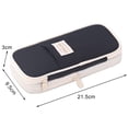 thumbnail image 5 of Pebbuoy Large Capacity Pen Pouch Portable Storage Organizer Bag Zipper Closure Stationery Pencil Pouch Office Supplies, 5 of 7