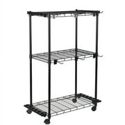 Old Cedar Outfitters Tackle Trolley with Adjustable Shelves and Racks to Store Up to 12 Fishing Rods
