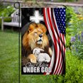thumbnail image 4 of Lion American Flag One Nation Under God MLH2194F - House Flag (29.5" x 39.5"), 4 of 6