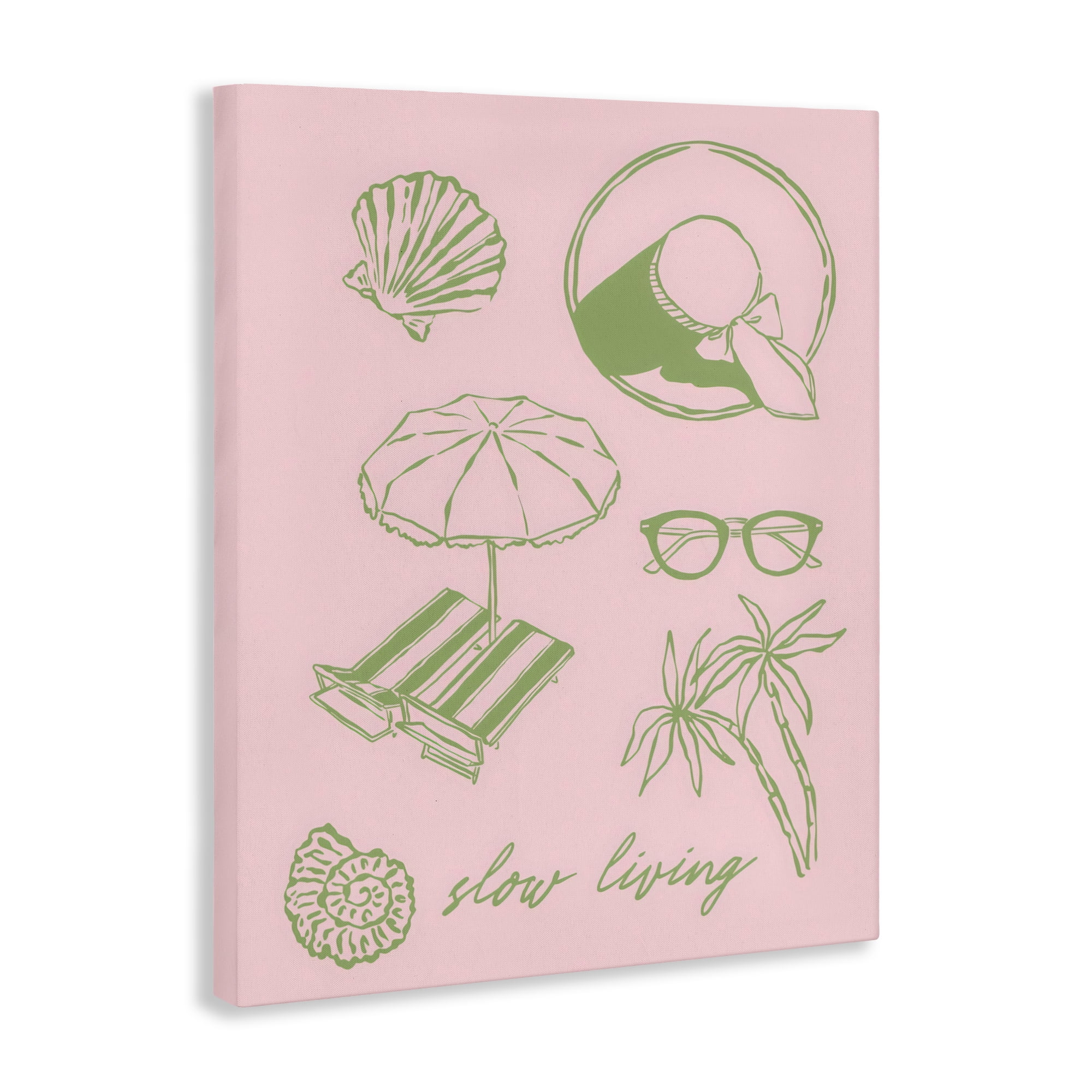Stupell Industries Slow Beach Living Canvas Wall Art, design by The Prints Vibe