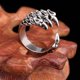 thumbnail image 5 of Anillo para hombre, anillo de dedo con garra de dragón, anillo abierto para dedo, anillo personalizado, decoración, 5 of 7