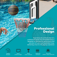 thumbnail image 3 of Pool Basketball Hoop, Height Adjustable 3.9" to 6.9", Blue PE Frame, Water Base, Includes Air Pump, 8-Inch Rubber Ball, Indoor & Outdoor Use, 3 of 6