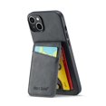 thumbnail image 3 of ELEHOLD for iPhone 14 Leather Wallet Case with Card Slots Magnetic Button Kickstand Function Full Body Protective Shockproof Cover for iPhone 14 6.1",Black, 3 of 8