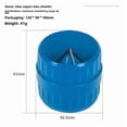 thumbnail image 1 of Professional Plumbing & Construction Tool: Blue Copper Pipe Chamfering Device with Inner/Outer Reamers – Efficient Deburring, Grinding & Trimming for Plastic Water Pipes, 46.55mm Max Diameter,, 1 of 6