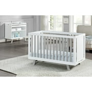 Suite Bebe Livia Crib, White & Gray