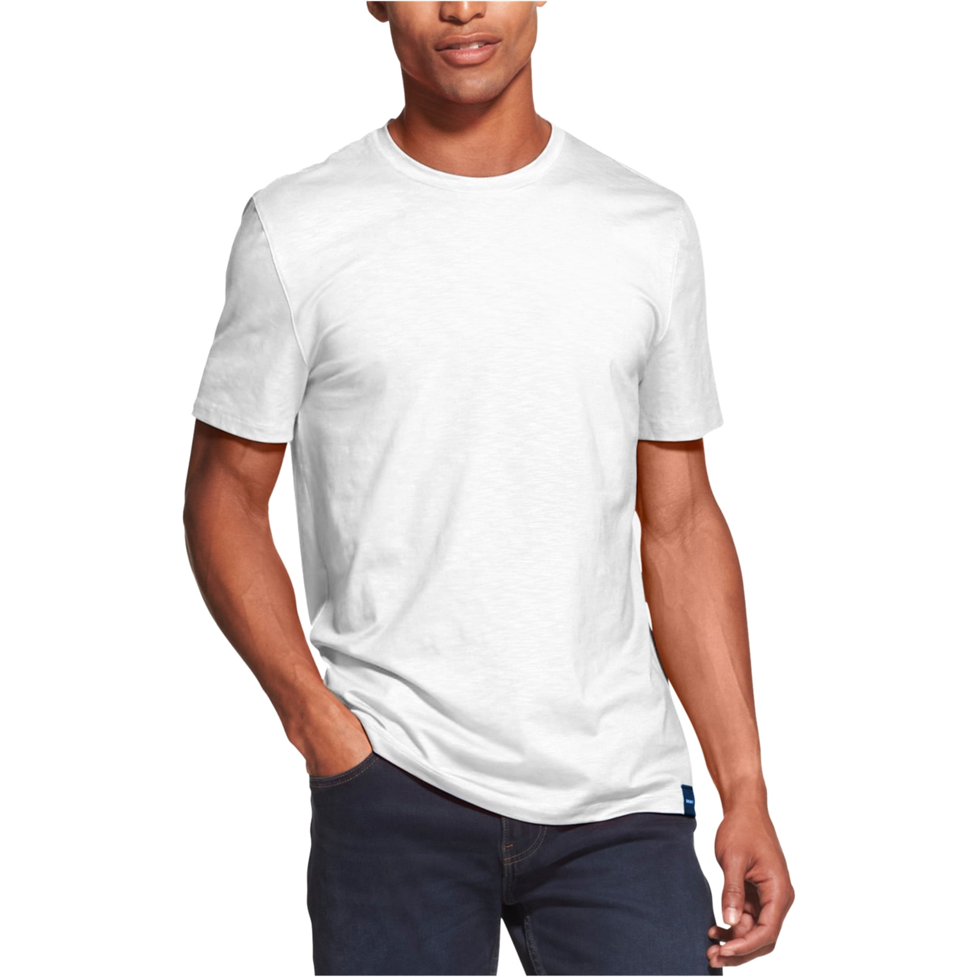 Dkny Mens Mercerized Solid Basic T-Shirt - Walmart.com