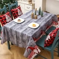 thumbnail image 4 of Table Cloth Anti-fading Durable Reusable Holiday Dining Room Christmas Table Cover for Gifts, 4 of 8