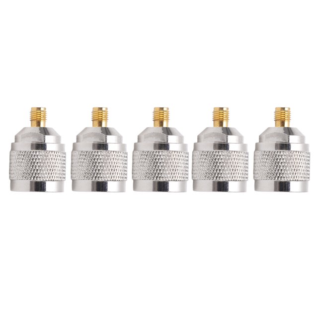 RF Coaxial Cable Adapter, 50 Ohm Impedance Coax Line Connector Set OFC Wide Application Durable for Antenna