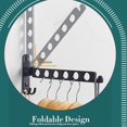 thumbnail image 2 of Aluminum Retractable Folding Indoor Wall Hanging Rack for Laundry Room Bedroom, 2 of 8