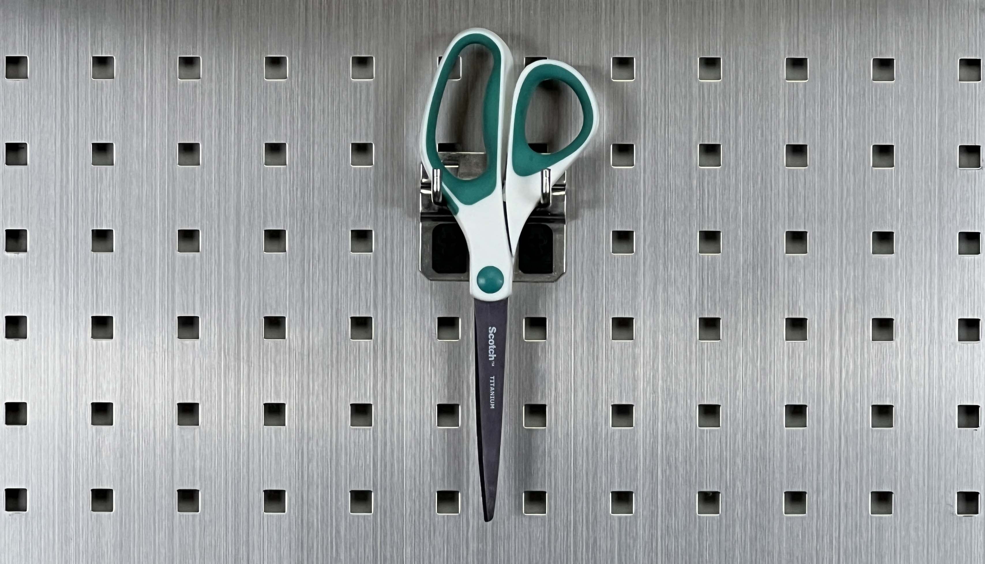 Triton Products® 1 In. Double Rod 90 Degree Bend 3/16 In. Dia. Stainless Steel Pegboard Hook for Stainless Steel LocBoard, 3 Pack