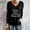 Black, variant on AOOCHASLIY Christmas Tops Ladies Fashion Casual Letter Printing Round Neck Loose Long Sleeve Top