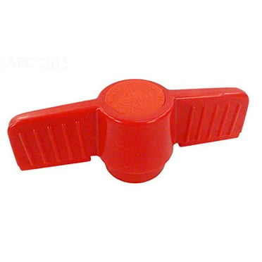 Red Orange PVC Handle for 1.5 Inches HIMP Ball Valve