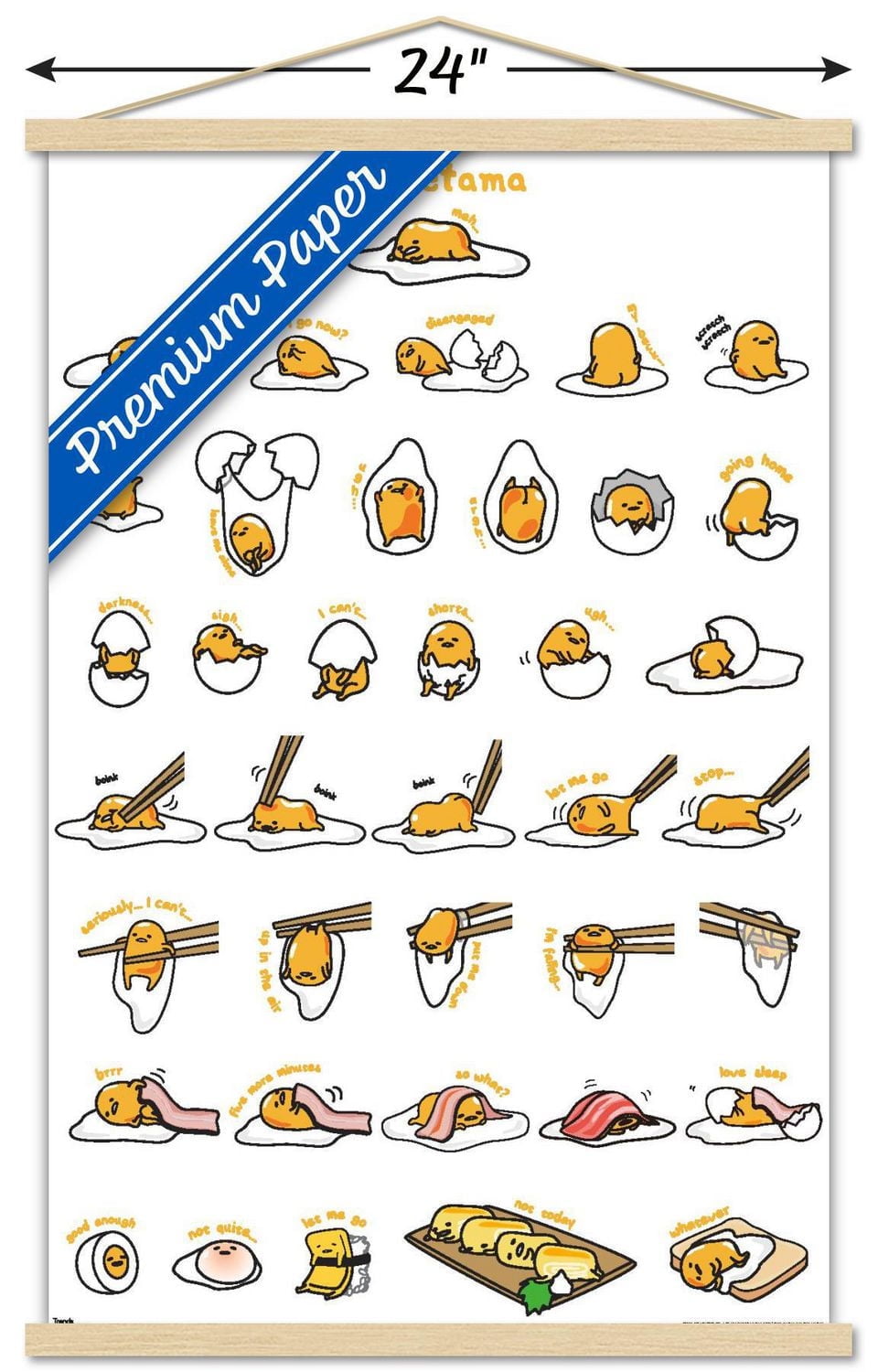 Gudetama - Grid Wall Poster