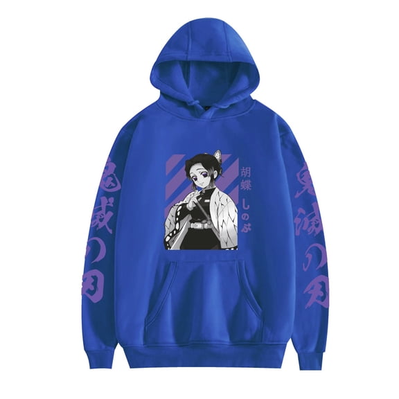 Duoxingbao Bestselling Demon Slayer Hoodie Long-Sleeve Sweatshirt for Men and Women Couple Outfit