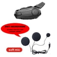 thumbnail image 2 of Motorcycle Bluetooth Helmet Intercom Universal Pairing Waterproof Headset with CNC Noise Reduction Function A, 2 of 5