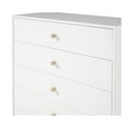 thumbnail image 6 of Alaterre Furniture MOD 35" W 5-Drawer Chest, White, 6 of 11