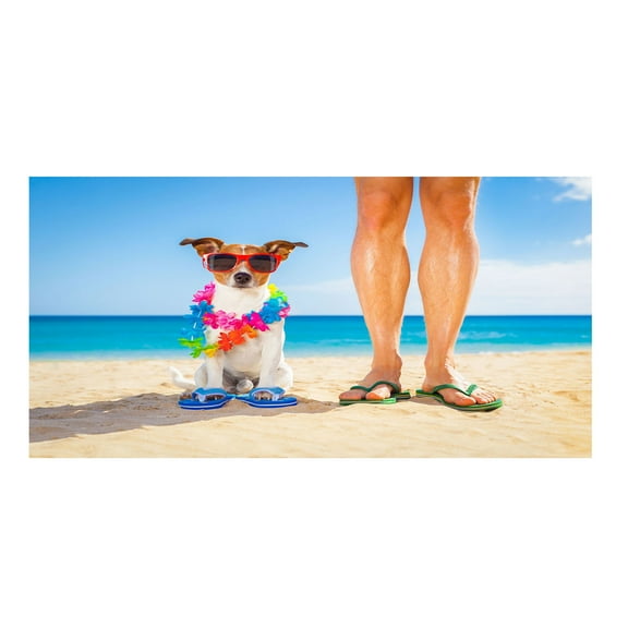 Kedshhgu Clearance Dog Themed Beach Towel Beach Towel Balls Gifts- 30x60in Large Beach Towel Quick Fast Dry Absorbent Lightweight Sand Bath Towels