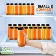 thumbnail image 5 of 8 oz Clear Round Plastic Juice Bottles with Caps BPA-Free, Leak Proof Disposable Drink Containers for Juicing, Tamper Proof, Smoothies, Shakes & Beverages Food-Grade Bulk Pack Juice Bars & Cafes(348), 5 of 6