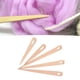 thumbnail image 3 of Agujas de Tejer de Madera ANGGREK 5 Piezas Con Ojos Grandes Para Bufandas Para Niños, 3 of 7